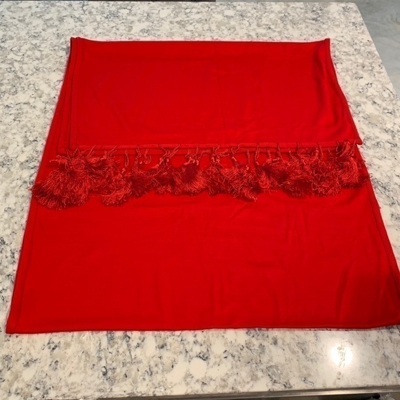 GIVENCHY Wool Wrap Throw - 24”X80” - Picture 3 of 14